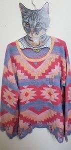 Wildfox Aztec sweater size medium